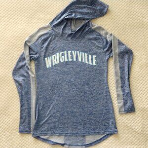 Chicago Cubs Wrigleyville Women's Long Sleeve Hooded Shirt